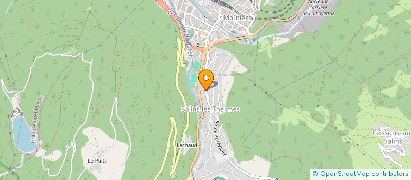 localisation de l'entreprise RESIDENCES DE LA GRACE  SALINS-FONTAINE