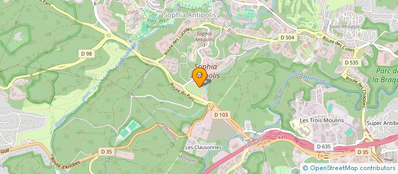 localisation de l'entreprise RESIDENCES DE TOURISME DE MEGEVE  VALBONNE