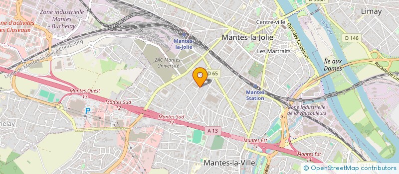 localisation de l'entreprise RESIDENCES DES BARBIETTES  MANTES-LA-VILLE