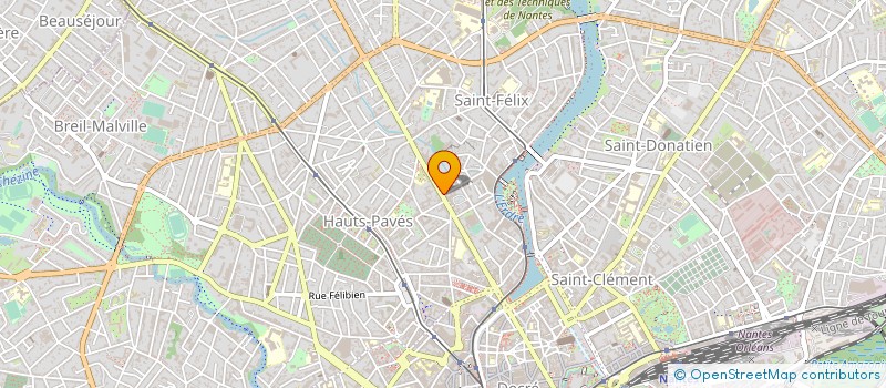 localisation de l'entreprise RESIDENCES DES PAYS DE LOIRE à NANTES