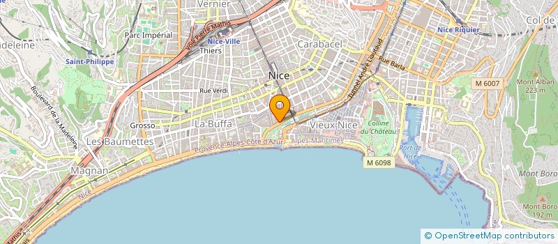 localisation de l'entreprise RESIDENCES DU MIDI à CANNES