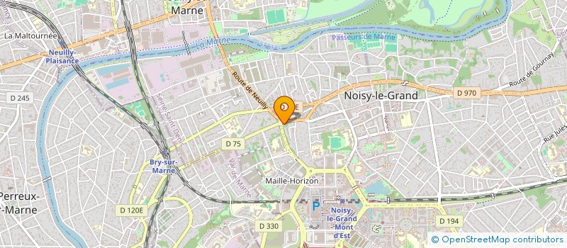 localisation de l'entreprise RESIDENCES DU SUD  NOISY-LE-GRAND
