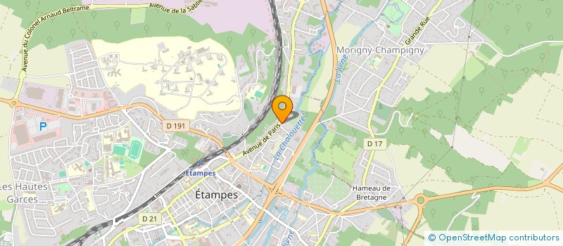 localisation de l'entreprise RESIDENCES DUFEU  ETAMPES