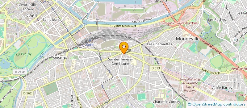 localisation de l'entreprise RESIDENCES ET TERRES DE FRANCE à CAEN