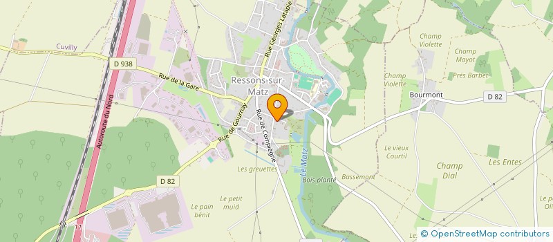 localisation de l'entreprise RESIDENCES FLO  RESSONS-SUR-MATZ