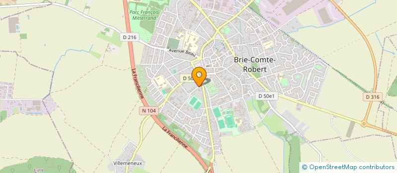 localisation de l'entreprise RESIDENCES HENRI LELLOUCHE  BRIE-COMTE-ROBERT