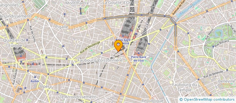 localisation de l'entreprise RESIDENCES INN à PARIS
