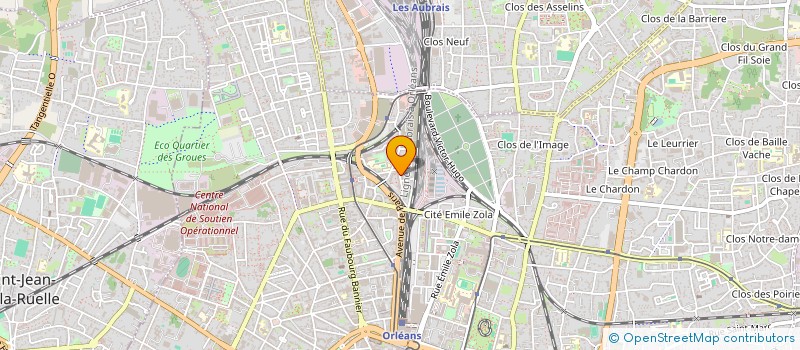 localisation de l'entreprise RESIDENCES JEUNES ACACIAS COLOMBIER à ORLEANS