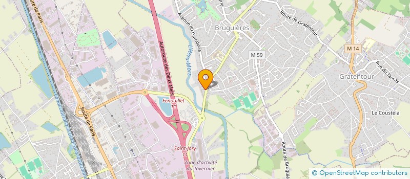 localisation de l'entreprise RESIDENCES LES BERGES DE L'HERS  BRUGUIERES