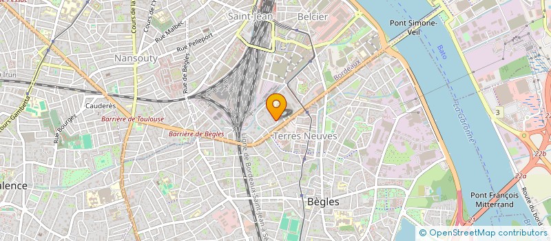 localisation de l'entreprise RESIDENCES LES PRELES  BORDEAUX