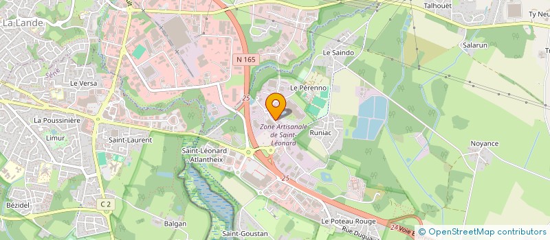 localisation de l'entreprise RESIDENCES MOBILES ATLANTIQUE  THEIX-NOYALO