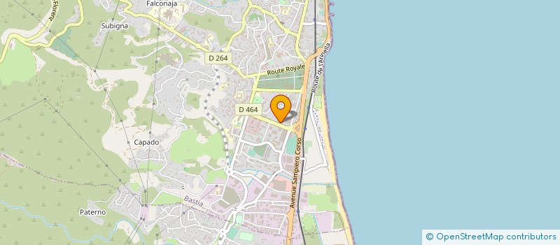 localisation de l'entreprise RESIDENCES PLEIN SUD à BASTIA