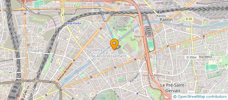 localisation de l'entreprise RESIDENCES PLUS à PARIS