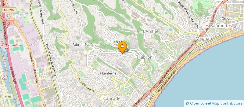 localisation de l'entreprise RESIDENCES VACANCES GESTION à NICE