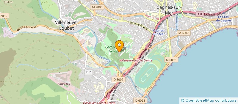 localisation de l'entreprise RESIDENCIA IMMOBILIER à CAGNES-SUR-MER