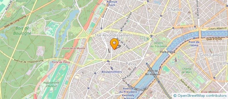 localisation de l'entreprise RESIDENTIAL INVEST  PARIS