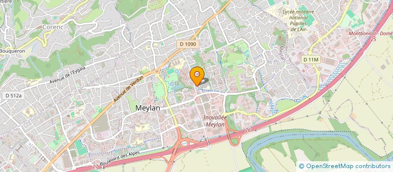 localisation de l'entreprise RESIDENTIEL IMMOBILIER à MEYLAN