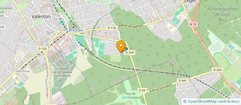 localisation de l'entreprise RESIDENTIEL P3C à LIMEIL-BREVANNES