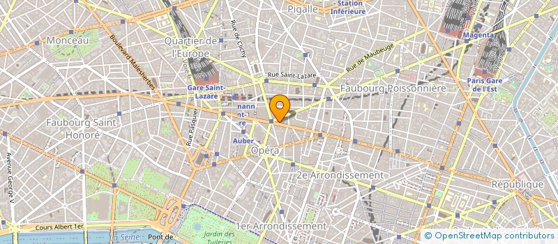 localisation de l'entreprise RESIDETAPES DEVELOPPEMENT à PARIS
