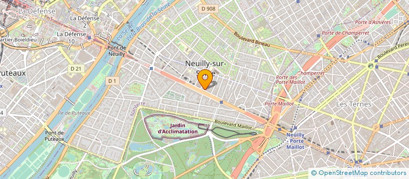 localisation de l'entreprise RESIDHOME DES BORDS DE MARNE à NEUILLY-SUR-SEINE