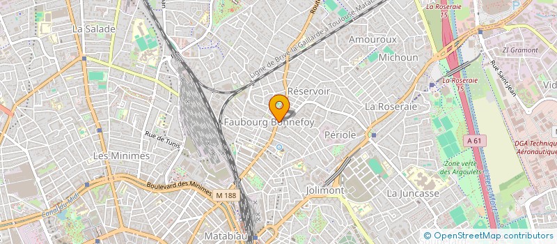 localisation de l'entreprise RESIDIA à TOULOUSE