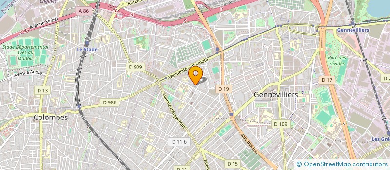 localisation de l'entreprise RESIDIA à ASNIERES-SUR-SEINE