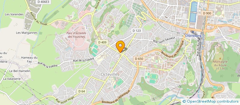 localisation de l'entreprise RESIDOTEL  CHERBOURG-EN-COTENTIN