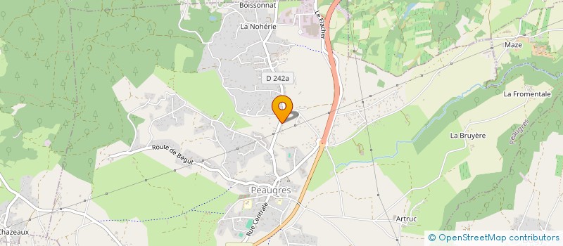 localisation de l'entreprise RESIFLOR  TALENCIEUX