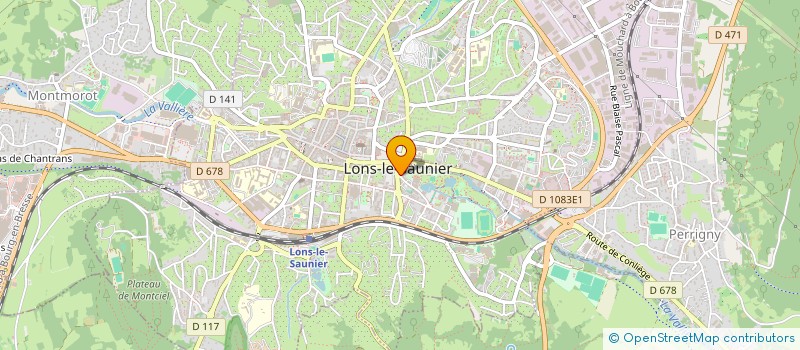 localisation de l'entreprise RESILA à LONS-LE-SAUNIER