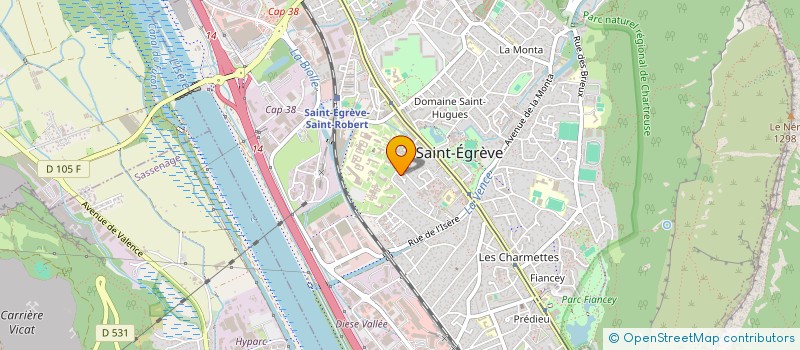 localisation de l'entreprise RESILIANCE  SAINT-EGREVE