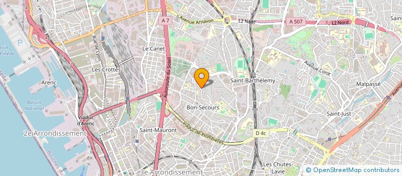 localisation de l'entreprise RESILIENCE 13 à MARSEILLE