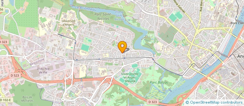 localisation de l'entreprise RESILIENCE 49  ANGERS