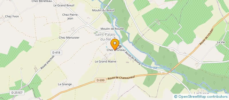 localisation de l'entreprise RESILIENCE à SAINT-PALAIS-DU-NE