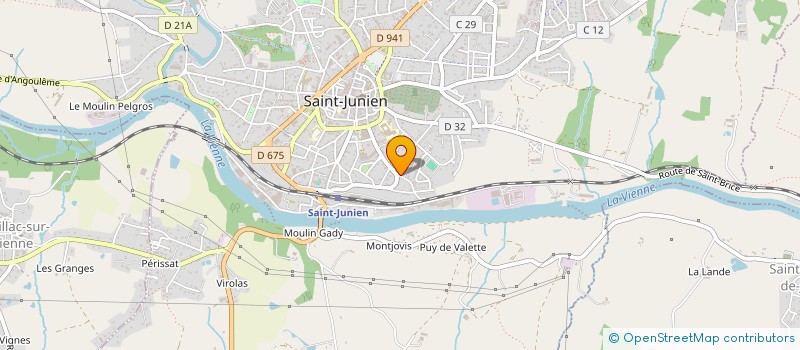 localisation de l'entreprise RESILIENCE  SAINT-JUNIEN