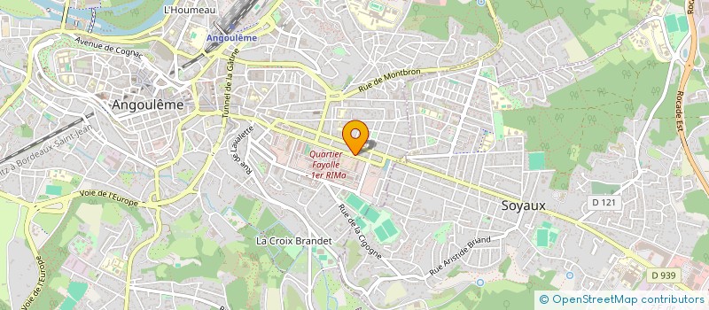 localisation de l'entreprise RESILIENCE à ANGOULEME