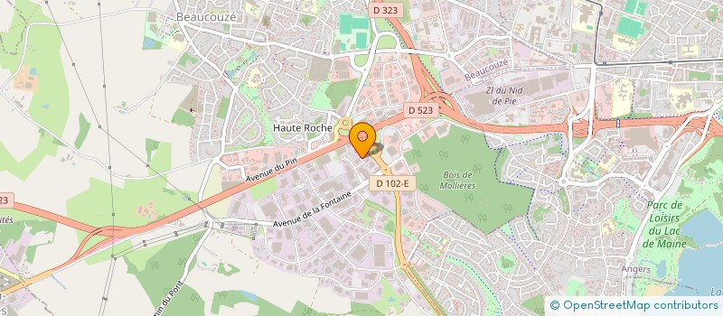 localisation de l'entreprise RESILIENCE à BEAUCOUZE