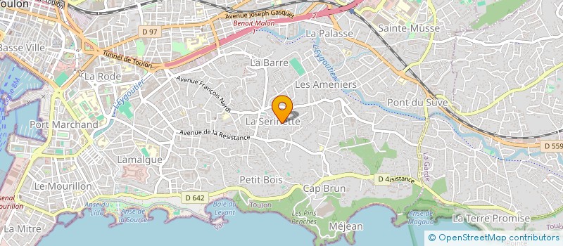 localisation de l'entreprise RESILIENCE  TOULON