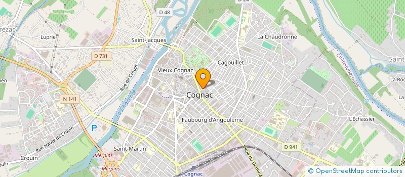 localisation de l'entreprise RESILIENCE à COGNAC