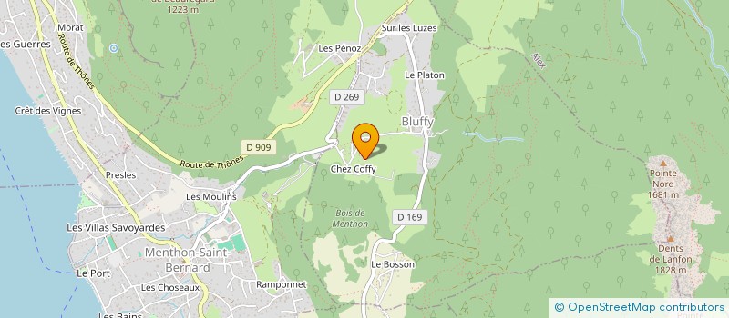 localisation de l'entreprise RESILIENCE  BLUFFY