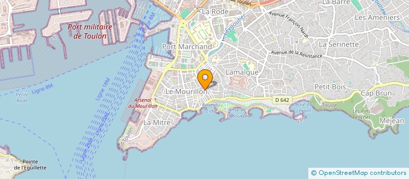 localisation de l'entreprise RESILIENCE EMPLOI CONSEIL  TOULON