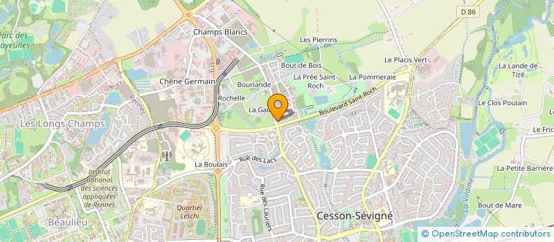 localisation de l'entreprise RESILIENCE ORTHOPEDICS  CESSON-SEVIGNE