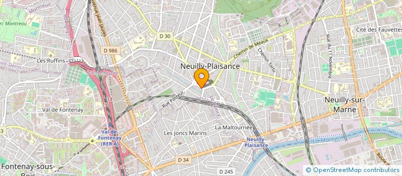 localisation de l'entreprise RESILIENCE PARTNERS  NEUILLY-PLAISANCE