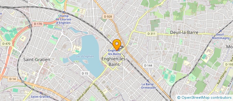 localisation de l'entreprise RESILIENCE THERAPIES  ENGHIEN-LES-BAINS