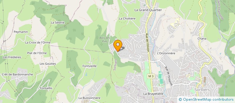 localisation de l'entreprise RESILINK  SORBIERS