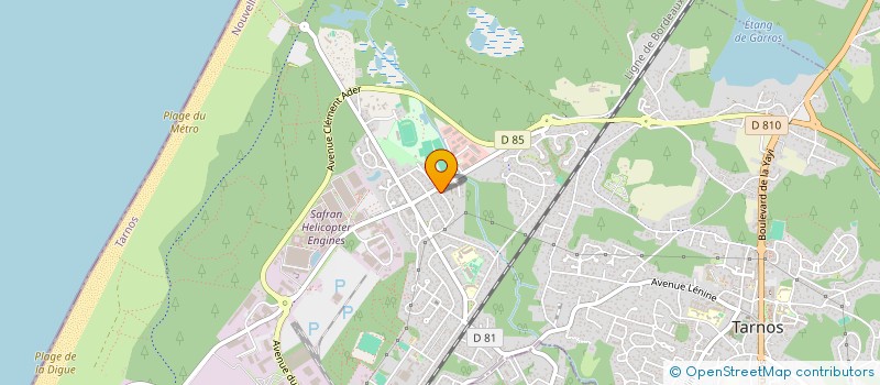 localisation de l'entreprise RESILIO  TARNOS