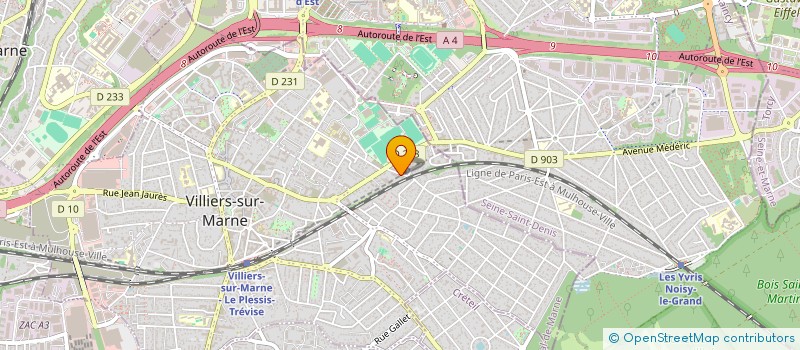 localisation de l'entreprise RESILNHOPE  VILLIERS SUR MARNE