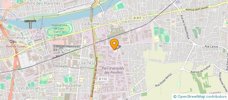 localisation de l'entreprise RESIMM  DECINES-CHARPIEU