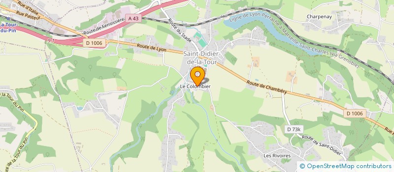 localisation de l'entreprise RESINALU  SAINT-DIDIER-DE-LA-TOUR