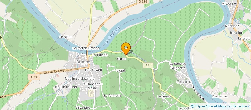localisation de l'entreprise RESINE CONCEPT à BRANNE