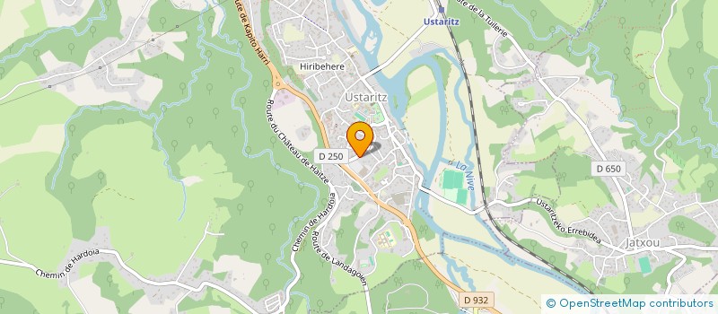localisation de l'entreprise RESINE COTE BASQUE à USTARITZ